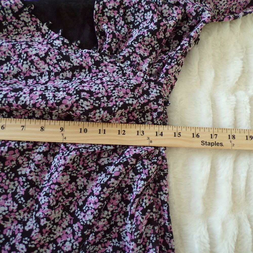 NWT Avec les filles floral mini dress M - Picture 8 of 12